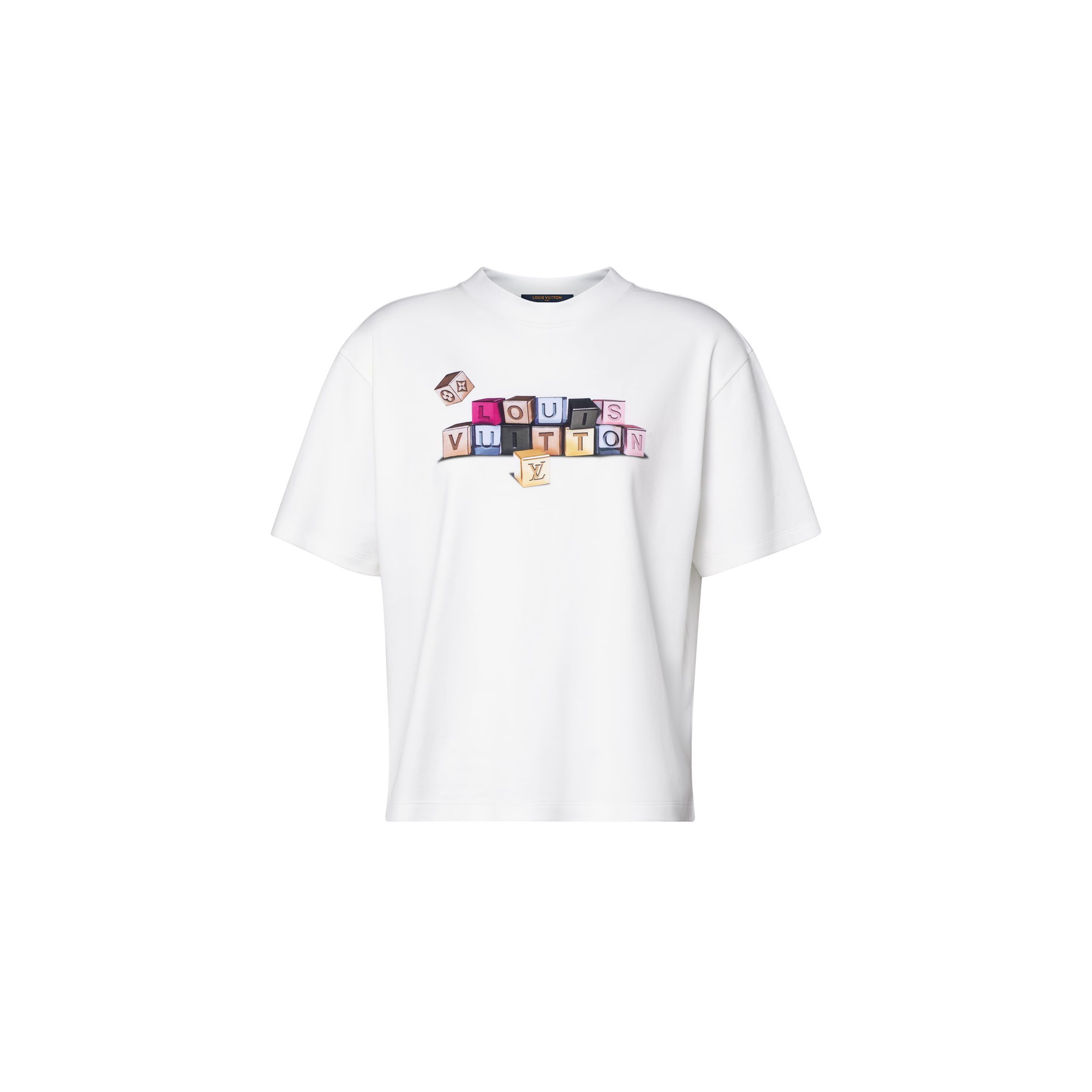 LOUIS VUITTON SIGNATURE BLOCKS T-SHIRT 1AKEOI